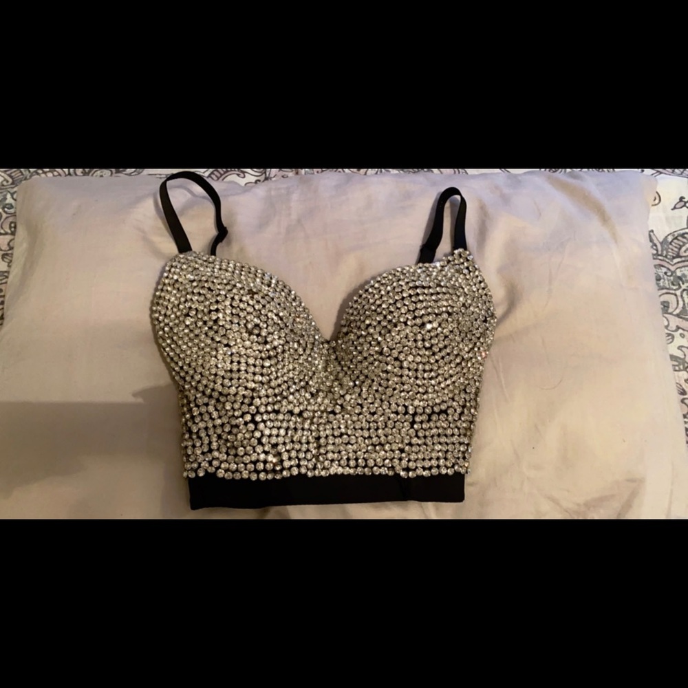 Rhinestone Bralette